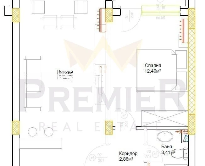 Zweizimmerwohnung in Gagarin von Imoti Premier -  - snimka 14 - Imoti Premier