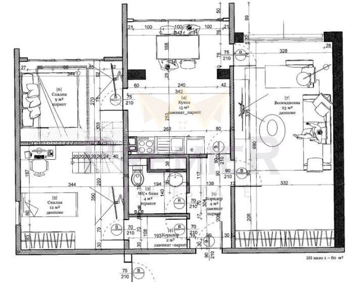 ПРОСТОРЕН ЧЕТИРИСТАЕН АПАРТАМЕНТ С НЕВЕРОЯТНА ГЛЕДКА - ИМОТИ ПРЕМИЕР - Агенция за недвижими имоти