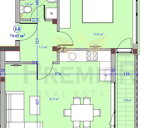 Агенция за недвижими имоти - Имоти Премиер - имот - 1105912, Цена: 127000 EUR