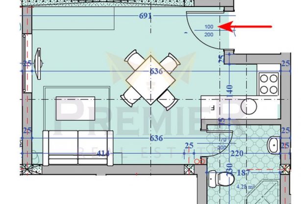 Агенция за недвижими имоти - Имоти Премиер - имот - 1024745, Цена: 38500 EUR