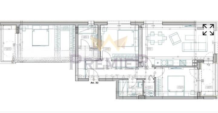 4-СТАЕН АПАРТАМЕНТ – МЛАДОСТ -  - снимка 11 - Имоти Премиер