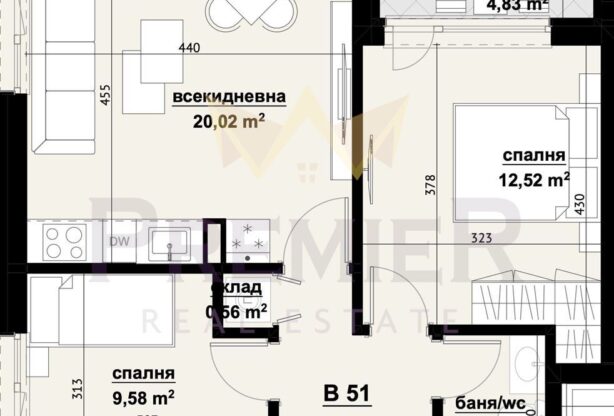 Агенция за недвижими имоти - Имоти Премиер - имот - 1101008, Цена: 248640 EUR