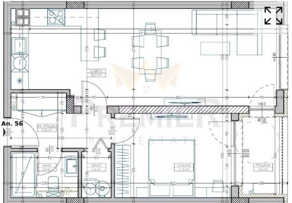 Агенция за недвижими имоти - Имоти Премиер - имот - 1086800, Цена: 118000 EUR