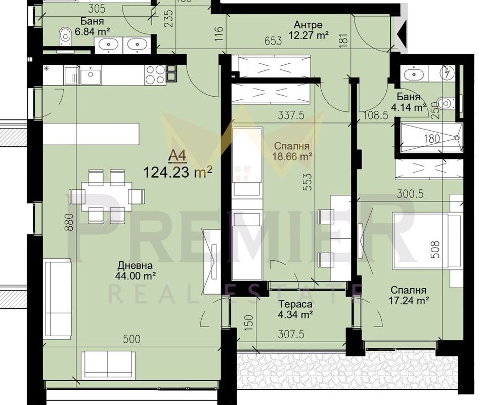 Етаж 2 – 3 стаен - ИМОТИ ПРЕМИЕР - Агенция за недвижими имоти