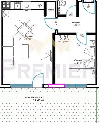 Агенция за недвижими имоти - Имоти Премиер - имот - 1012069, Цена: 100000 EUR
