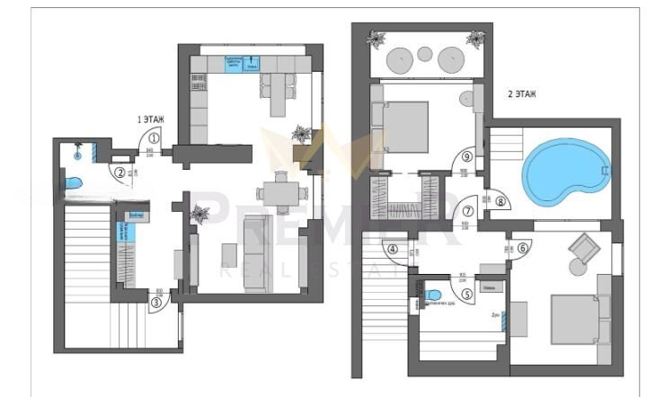 Двуетажна къща в с.Долище, обл. Варна - - снимка 11 - Имоти Премиер