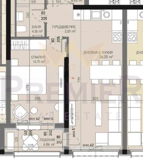 Двустаен апартамент кв.Банишора –  Central Park -  - снимка 8 - Имоти Премиер