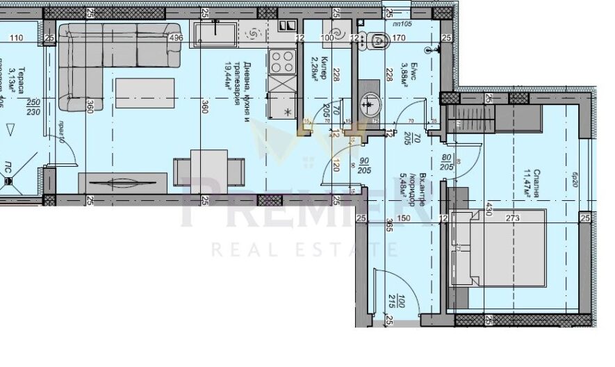 Агенция за недвижими имоти - Имоти Премиер - имот - 1106263, Цена: 124600 EUR