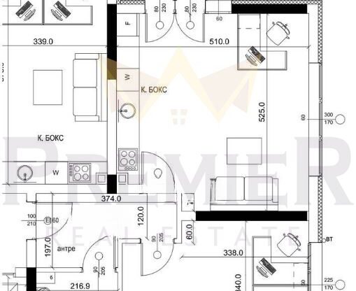 Агенция за недвижими имоти - Имоти Премиер - имот - 1099628, Цена: 150900 EUR