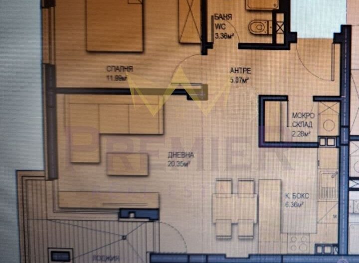 Двустаен апартамент в ж.к. Младост 4 - - снимка 5 - Имоти Премиер