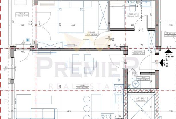Агенция за недвижими имоти - Имоти Премиер - имот - 1062310, Цена: 108674 EUR