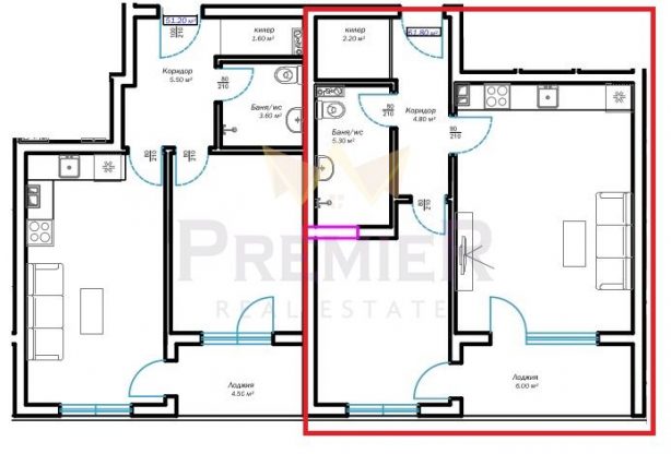 Агенция за недвижими имоти - Имоти Премиер - имот - 1015938, Цена: 92500 EUR