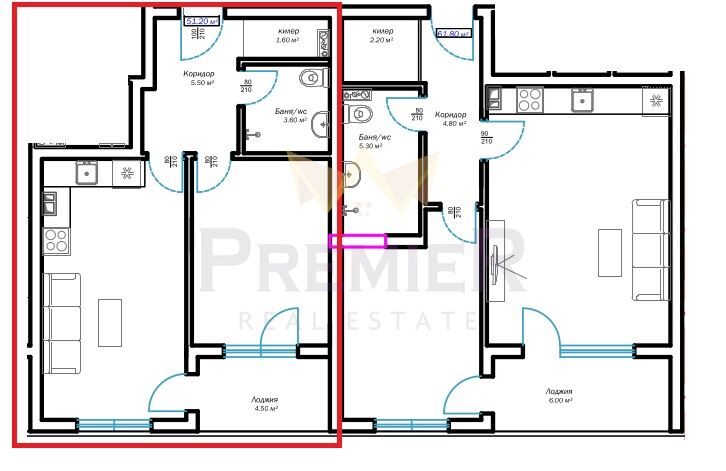 Двустаен с Паркомясто Възраждане 3 - - снимка 4 - Имоти Премиер