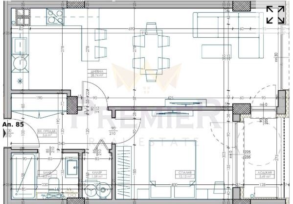 Агенция за недвижими имоти - Имоти Премиер - имот - 1086872, Цена: 116000 EUR
