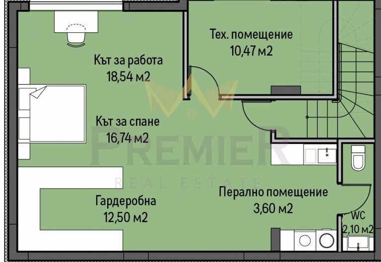 Еднофамилна редова къща в с.Панчарево -  - снимка 8 - Имоти Премиер