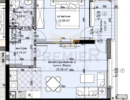 Агенция за недвижими имоти - Имоти Премиер - имот - 1063855, Цена: 105000 EUR
