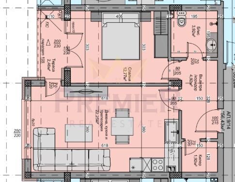 Агенция за недвижими имоти - Имоти Премиер - имот - 1105421, Цена: 126999 EUR