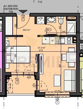ФУНКЦИОНАЛЕН ПРОСТОРЕН ЕДНОСТАЕН АПАРТАМЕНТ В МЕДЕН РУДНИК З. В -  - снимка 3 - Имоти Премиер