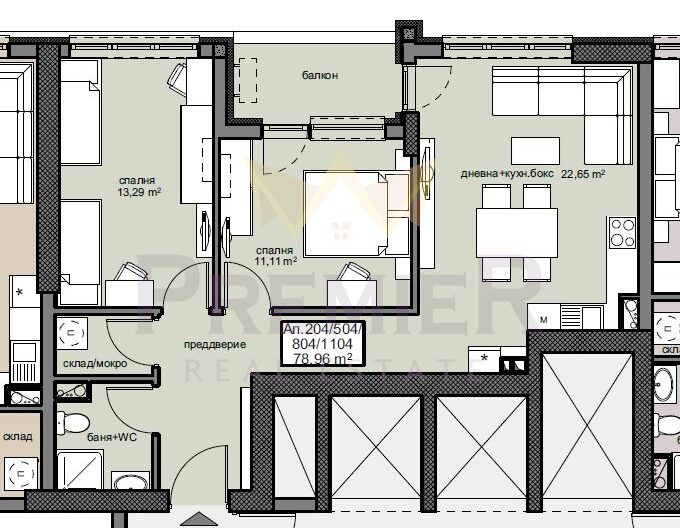 ФУНКЦИОНАЛЕН ТРИСТАЕН АПАРТАМЕНТ 93.24 КВ.М. В БРАТЯ МИЛАДИНОВИ -  - снимка 7 - Имоти Премиер