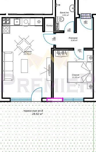 Агенция за недвижими имоти - Имоти Премиер - имот - 1012069, Цена: 100000 EUR