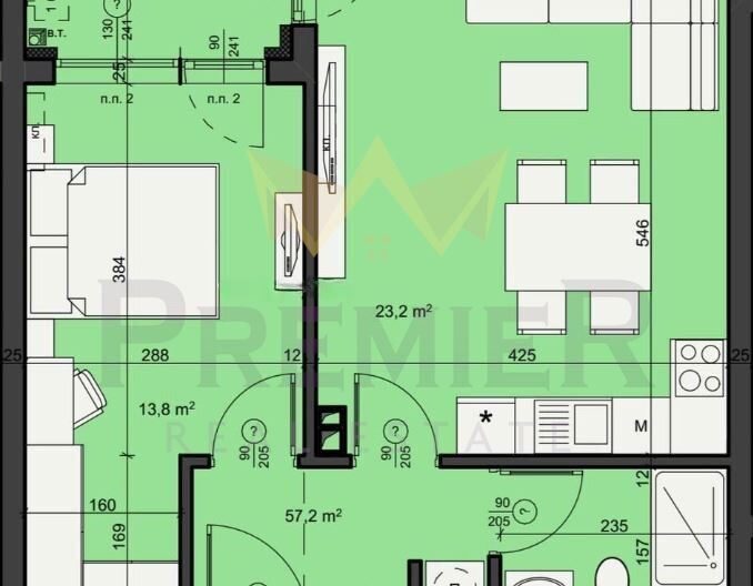 Продава двустаен апартамент в кв. Меден Рудник - - снимка 12 - Имоти Премиер