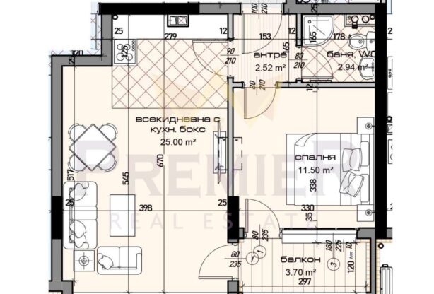 Двустайни апартаменти Варна - имот - 1063745 . 72 м<sup>2</sup>, Цена: 105000 EUR