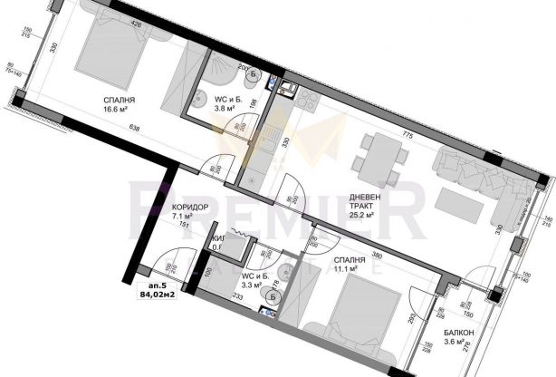 Агенция за недвижими имоти - Имоти Премиер - имот - 1014481, Цена: 128000 EUR