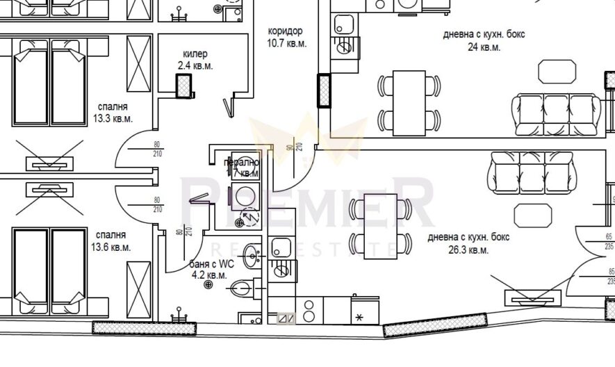 СТРАХОТЕН 3-СТАЕН, ЦВЕТЕН КВАРТАЛ - - снимка 3 - Имоти Премиер
