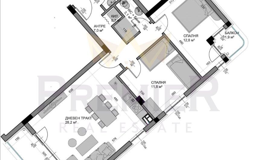 Тристаен Апартамент в нова сграда в района на жк.Вл. Варненчик гр.Варна До Джъмбо! -  - снимка 9 - Имоти Премиер