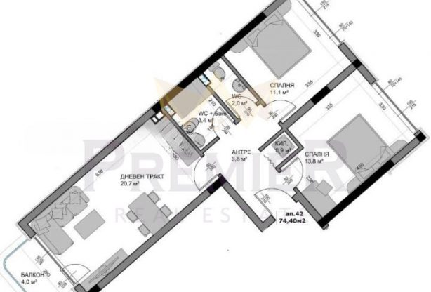 Агенция за недвижими имоти - Имоти Премиер - имот - 1030345, Цена: 127000 EUR