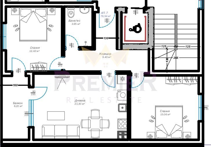 Агенция за недвижими имоти - Имоти Премиер - имот - 1051647, Цена: 139500 EUR
