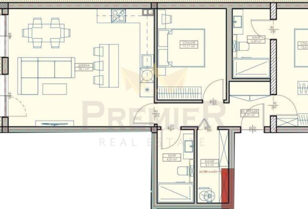 Агенция за недвижими имоти - Имоти Премиер - имот - 1101259, Цена: 138000 EUR