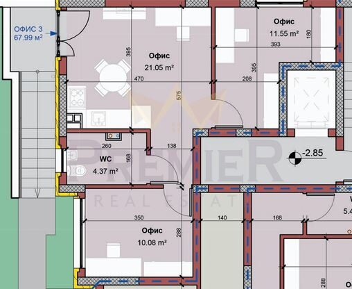 Агенция за недвижими имоти - Имоти Премиер - имот - 1042948, Цена: 83800 EUR