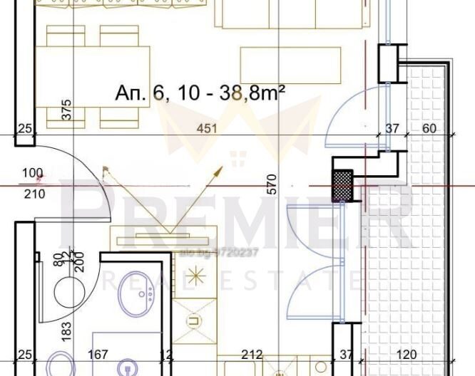 Вила Рока 6 – студио с възможност за персонализирано завършване -  - снимка 4 - Имоти Премиер
